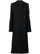 Rokh Side-button Cape Coat - Blue