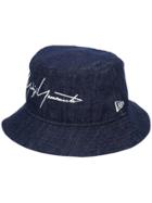 Yohji Yamamoto Logo Denim Hat - Blue