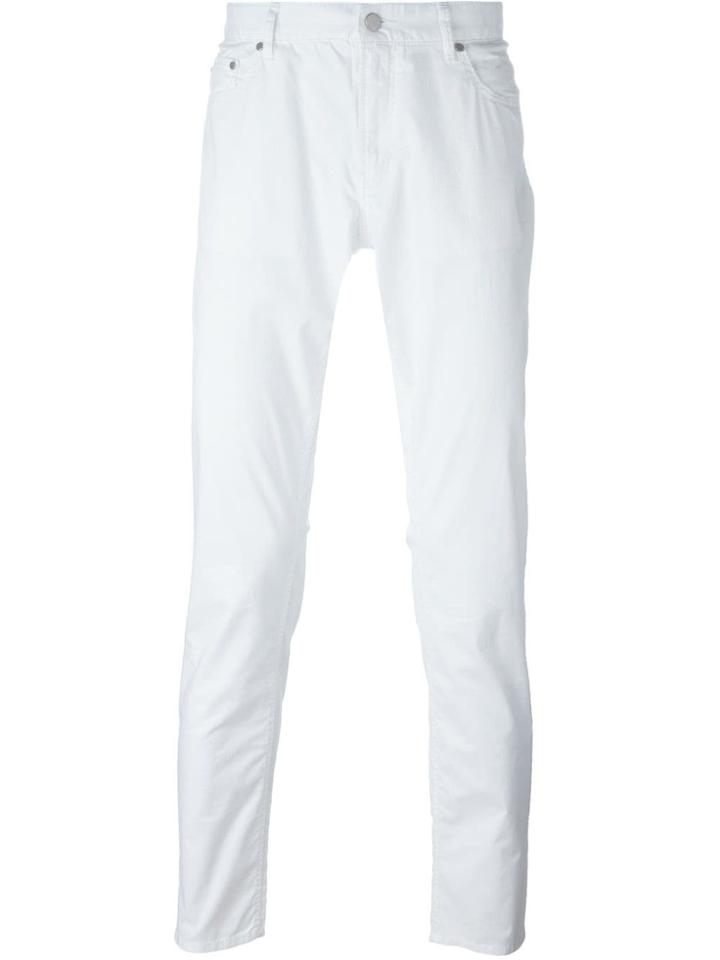 Michael Kors Collection Slim Fit Trousers - White