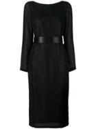 Max Mara Cupido Pencil Dress - Black