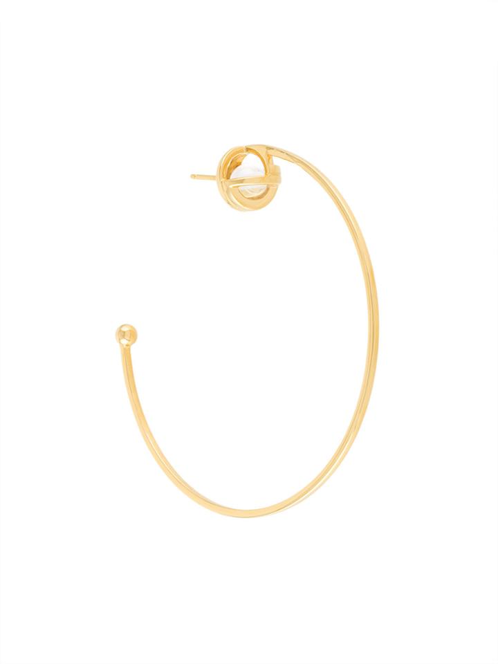 Lara Bohinc Planetaria Hoop Earrings - Metallic