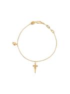 Northskull Cross Sword Bracelet - Gold