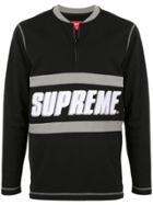 Supreme Bar Half Zip Top - Black