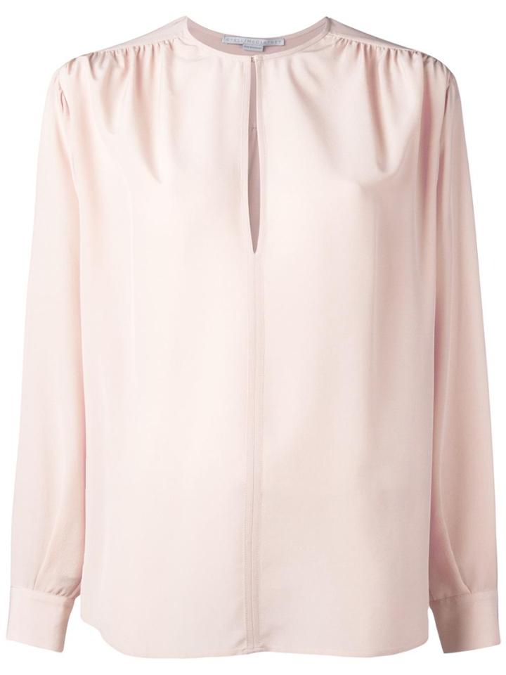 Stella Mccartney Front Keyhole Shirt - Pink & Purple
