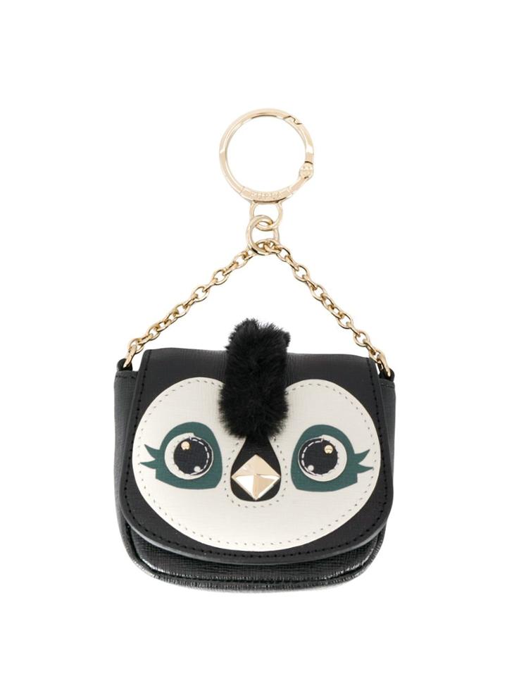 Furla Bird Wallet Keyring - Black