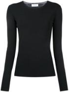 Irene Crew Neck Jumper, Women's, Size: 36, Black, Polyester/rayon