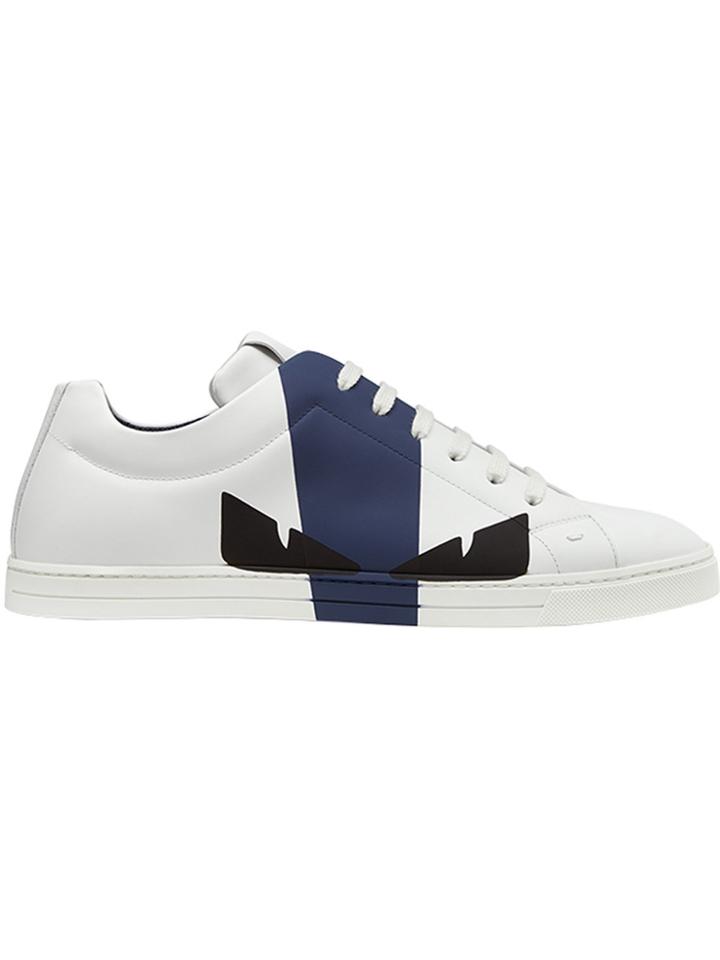 Fendi Bag Bugs Colour-block Sneakers - White