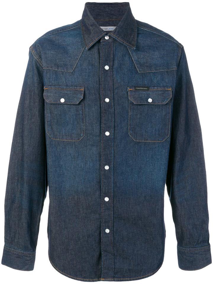 Masnada Panelled Shirt - White