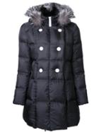 Loveless Padded Hooded Coat, Women's, Size: 3, Black, Polyester