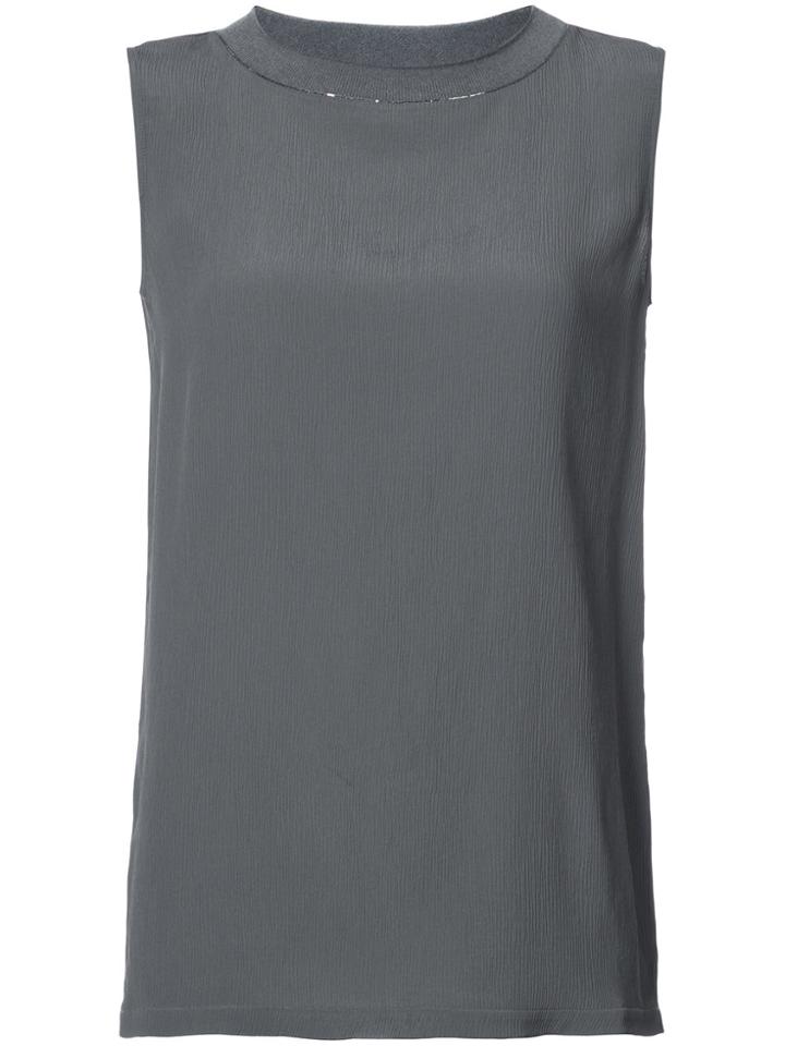 Fabiana Filippi Boat Neck Blouse - Grey