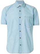 Cerruti 1881 Short Sleeve Denim Shirt - Blue