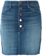 J Brand 'rosalie' Denim Skirt, Women's, Size: 25, Blue, Cotton/spandex/elastane
