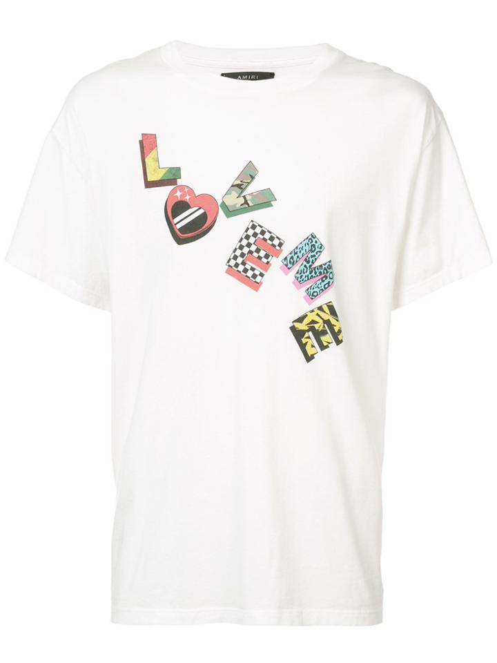 Amiri Love Me Printed T-shirt - White