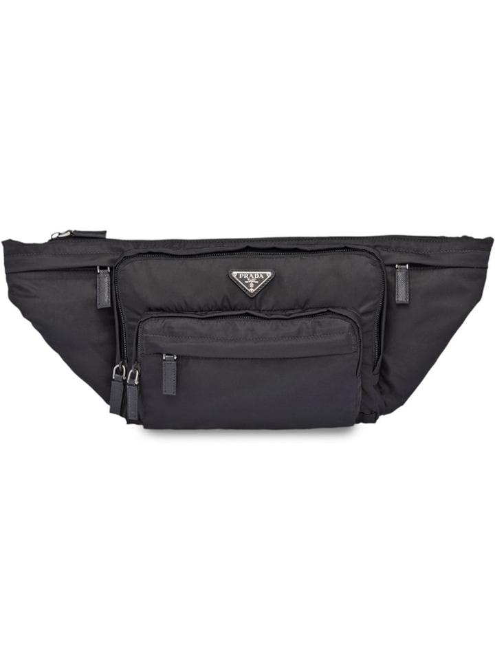 Prada Fabric Belt Bag - Black