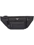 Prada Fabric Belt Bag - Black