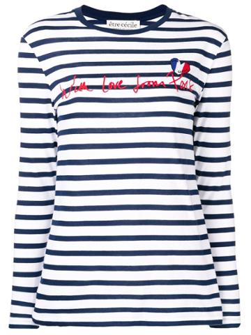 Être Cécile 'with Love From Paris' T-shirt - White