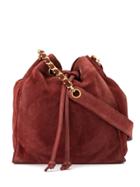 Chanel Pre-owned 1995 Cc Stitch Bucket Bag - Red