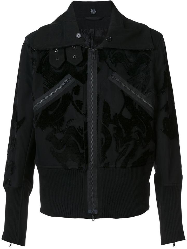 Ann Demeulemeester 'craven' Jacket, Men's, Size: Xl, Black, Cotton/polyester