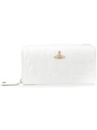 Vivienne Westwood Textured Logo Wallet - White