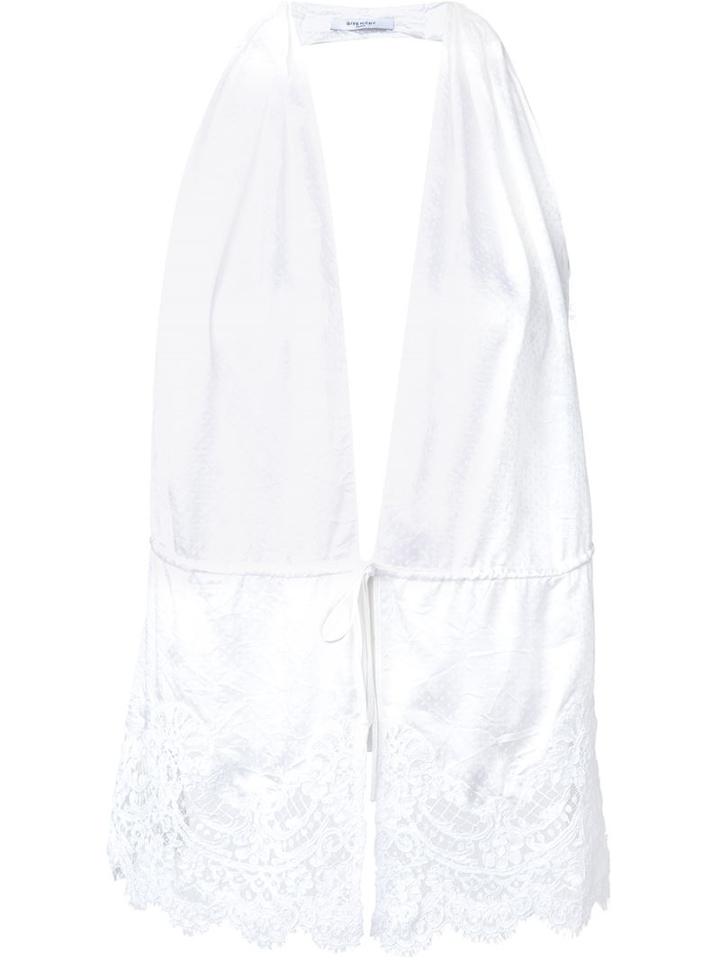 Givenchy Backless Top, Women's, Size: 38, White, Silk/viscose