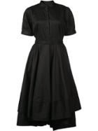 Co Midi Flared Dress - Black