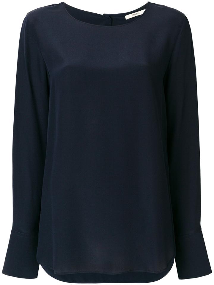 Odeeh Classic Shift Blouse - Blue