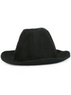 Comme Des Garçons Shirt Fedora Hat, Women's, Size: Medium, Black, Wool