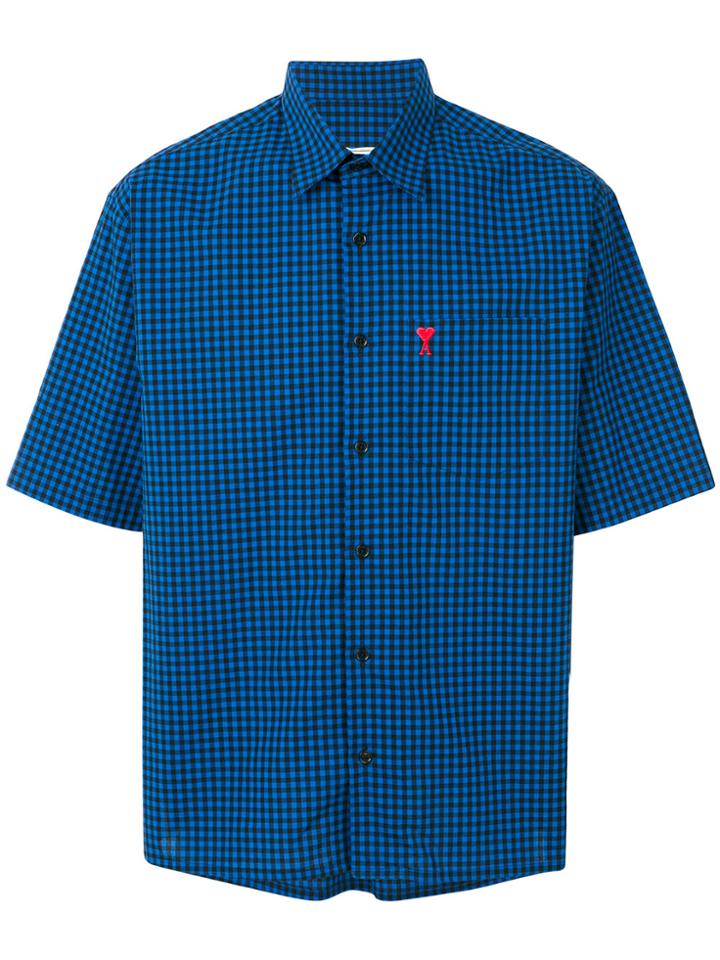 Ami Alexandre Mattiussi Checked Shirt - Black