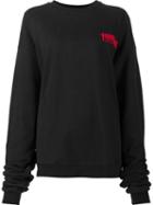 Hood By Air 'little Lamb' Sweatshirt, Women's, Size: Small, Black, Cotton