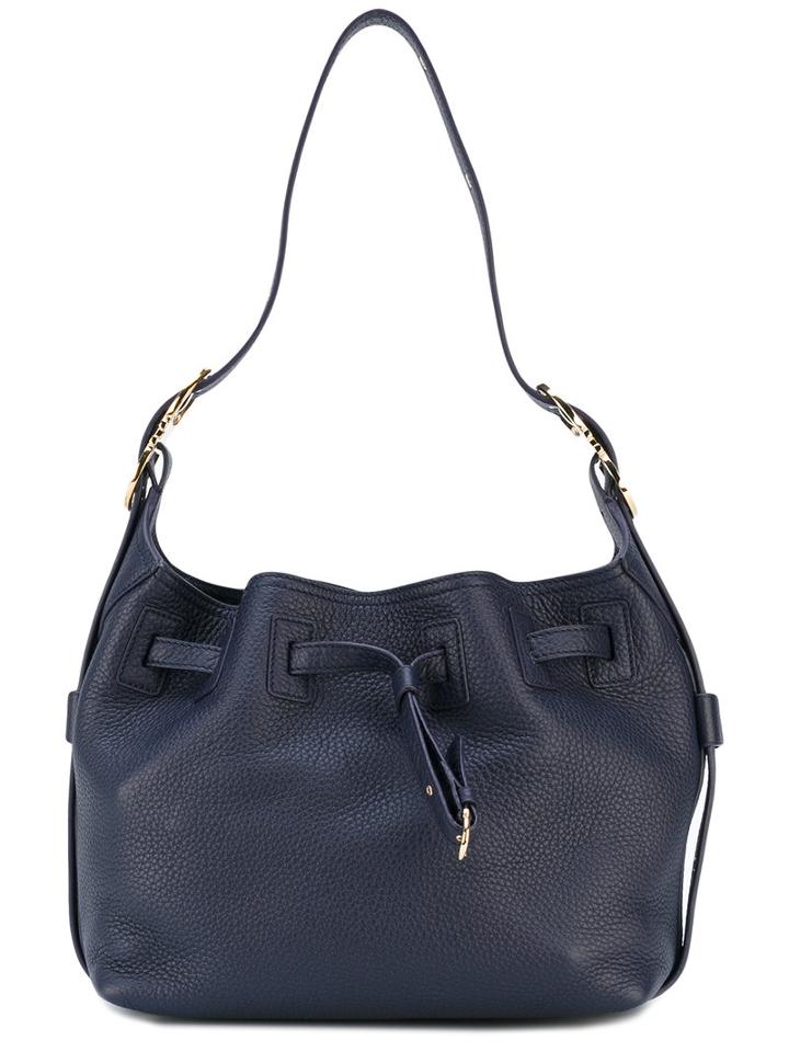 Salvatore Ferragamo - Hobo Shoulder Bag - Women - Leather - One Size, Blue, Leather