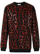 Versus - Zayn X Versus Printed Sweatshirt - Men - Cotton/spandex/elastane - Xs, Black, Cotton/spandex/elastane