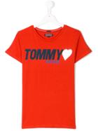 Tommy Hilfiger Junior Logo Print T-shirt - Red