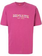 Supreme Nouveau Logo T-shirtc - Purple