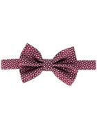 Emporio Armani Patterned Bow Tie - Red