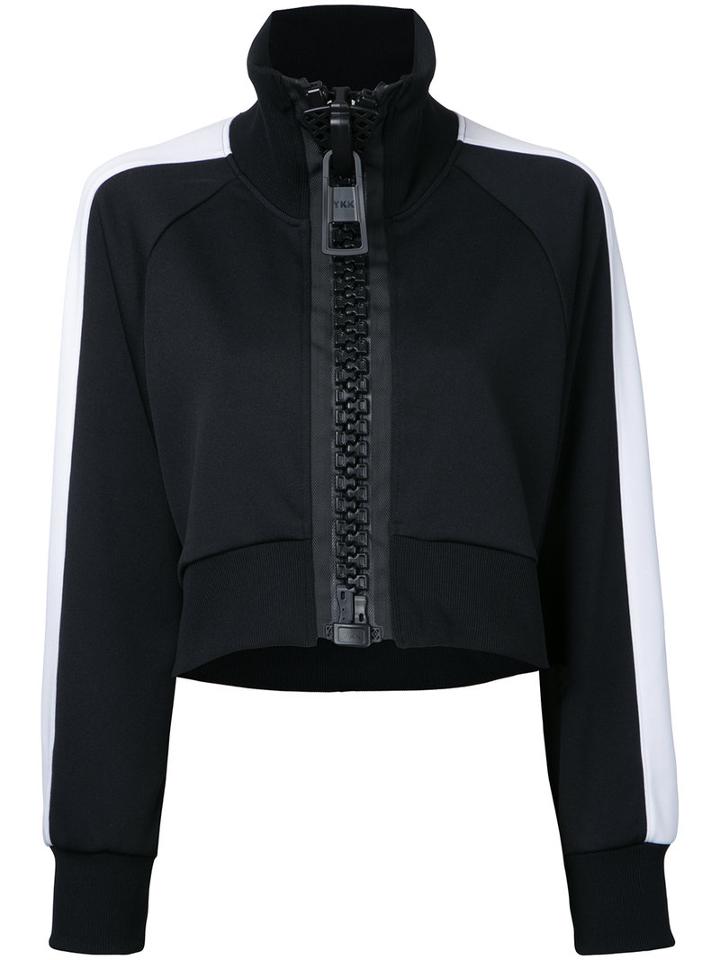 Maison Mihara Yasuhiro - Ragran Short Track Jacket - Women - Polyester - 38, Women's, Black, Polyester