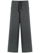 Talie Nk - Wide Leg Track Pants - Women - Cotton/polyamide/polyester/spandex/elastane - G, Women's, Grey, Cotton/polyamide/polyester/spandex/elastane