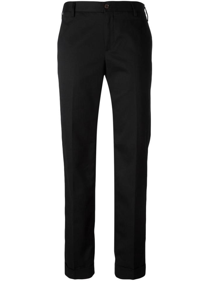 Armani Collezioni Straight Trousers - Grey