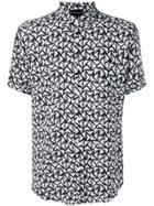 Emporio Armani Eagle Print Shirt - Blue