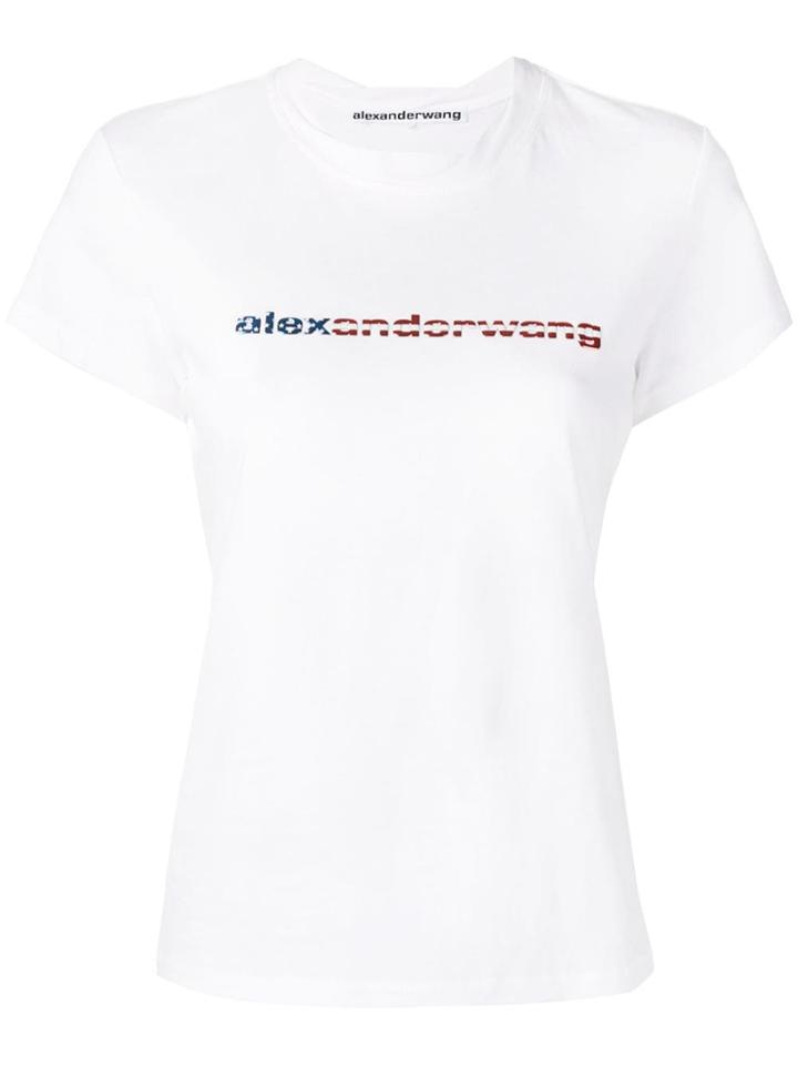 Alexander Wang Logo Print T-shirt - White