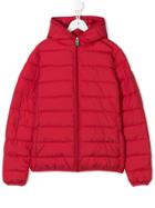 Save The Duck Kids Zipped Padded Jacket - Red