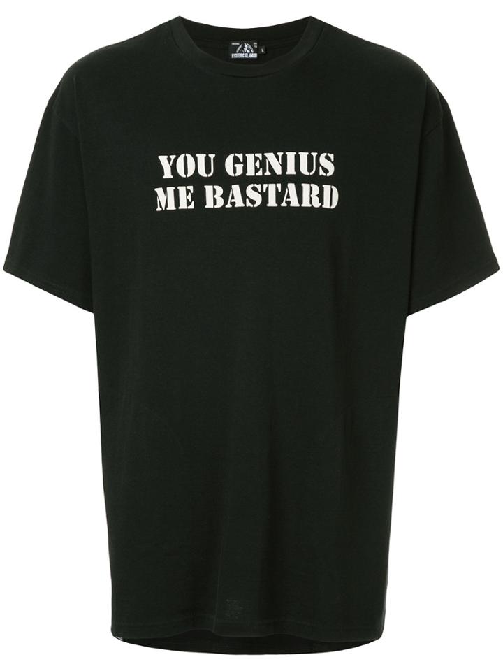 Hysteric Glamour You Genius T-shirt - Black