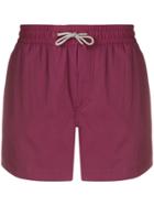 Brunello Cucinelli Elasticated Swimshorts - Red