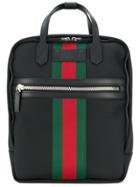 Gucci Web Embellished Backpack - Black