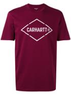 Carhartt - Printed Logo T-shirt - Men - Cotton - L, Red, Cotton