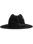 Sensi Studio 'california Side Splash' Hat, Women's, Size: Medium, Black, Wool Felt