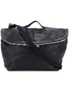Guidi Large Messenger Bag - Black