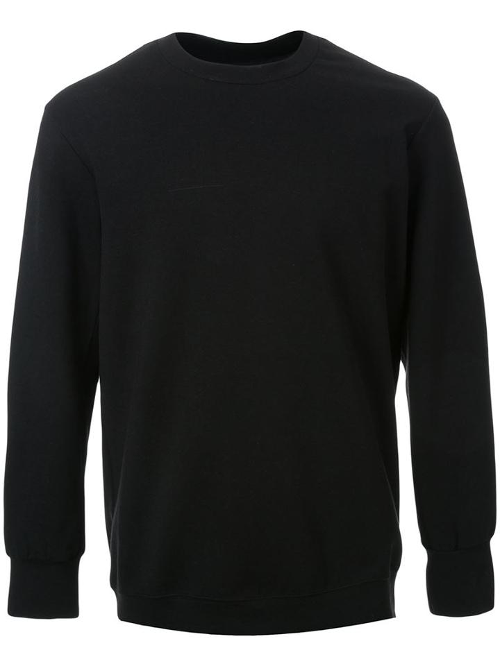 Cityshop Side Zip Detail Sweatshirt, Men's, Size: M, Black, Nylon/polyurethane/tencel
