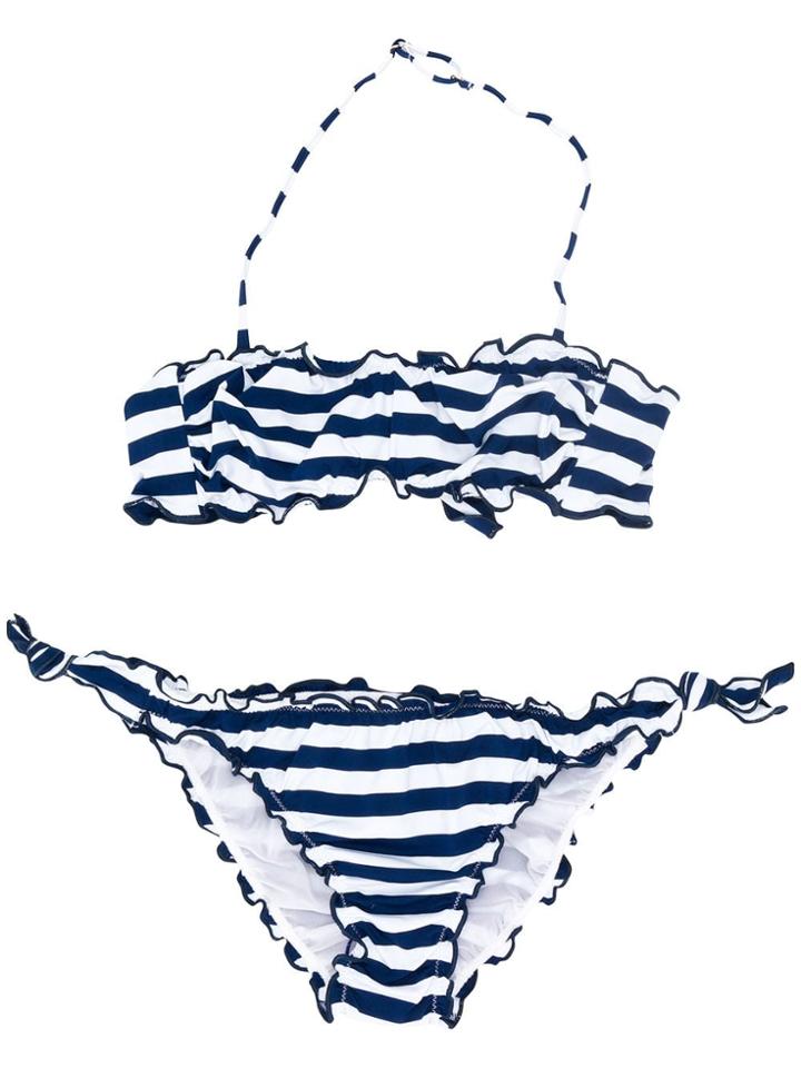 Mc2 Saint Barth Kids Teen Holly Bikini Set - White