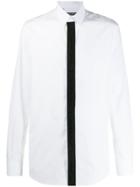 Dolce & Gabbana Contrast Placket Shirt - White