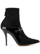 Givenchy Pointed Fitted Ankle Boots - Black